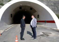 Novalić i Lasić obišli novoizgrađenu dionicu i tunel Ivan: Besplatno autoputem od Bradine do Vlakova dok traje sanacija magistralnog puta
