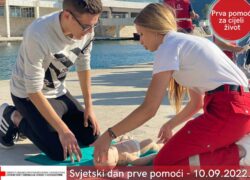 Crveni križ Federacije BiH obilježava Svjetski dan prve pomoći: Pokazna vježba u Blažuju
